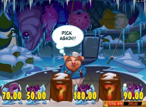 Spin Palace Casino :: Бонусная игра Hammer Bonus в слоте Karate Pig