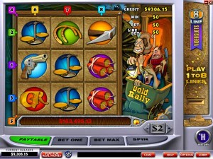 Titan Casino :: Прогрессивная слот-игра Gold Rally - Стань следующим победителем джекпота!