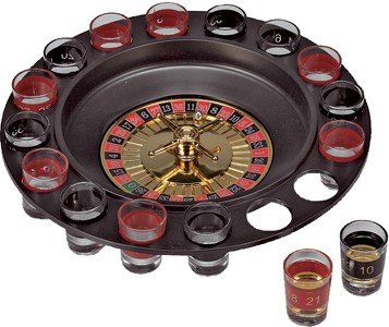 Shot Glass Roulette – Drinking Game Set (Игра на выпивку "Пьяная рулетка")